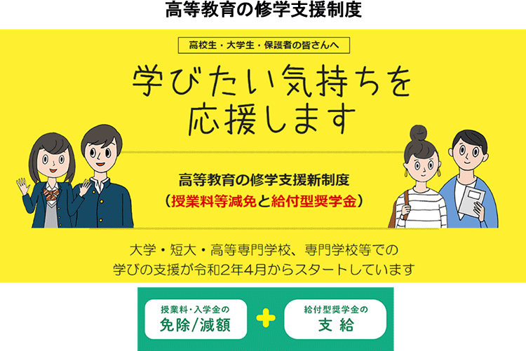 高等教育の修学支援制度